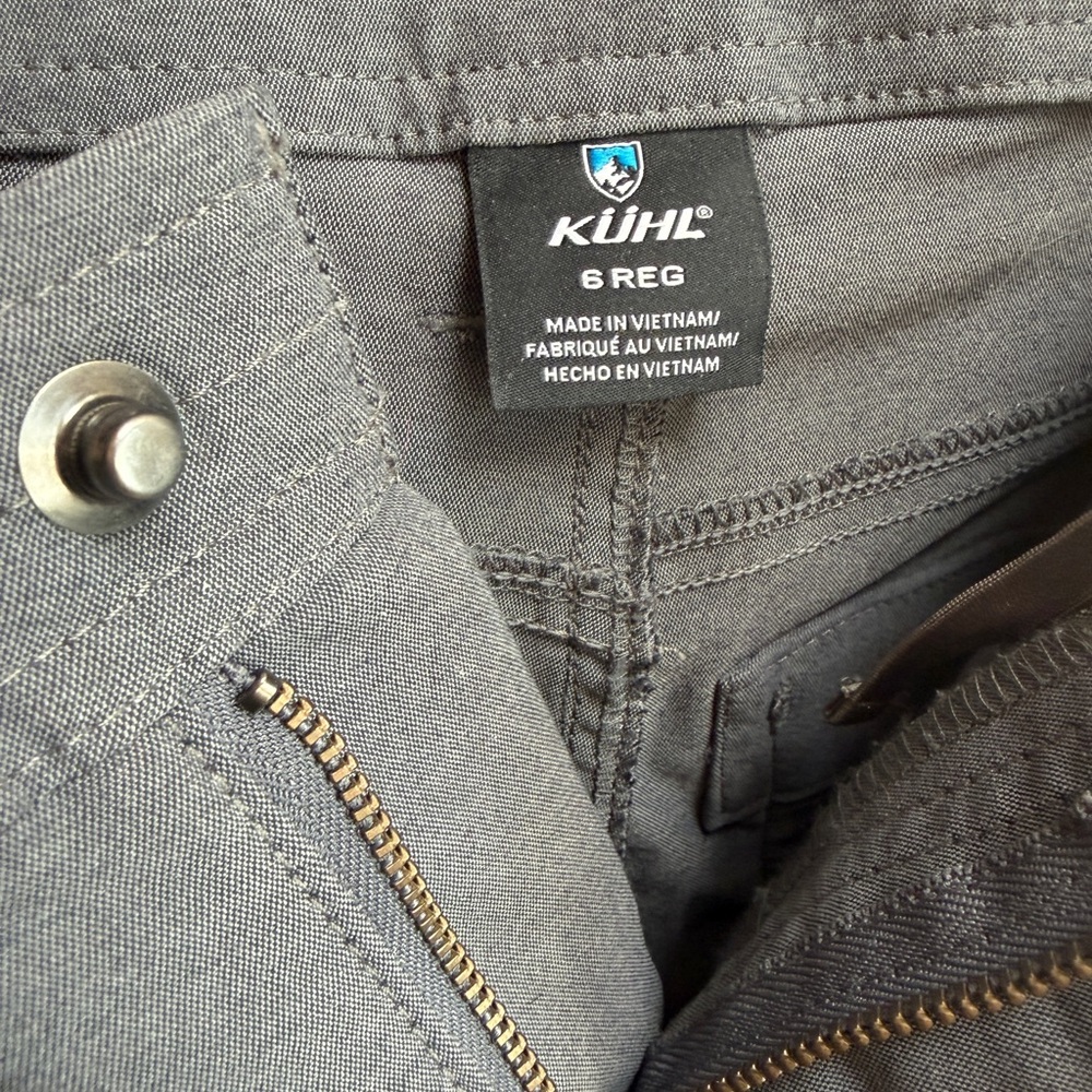 Kuhl convertible straight leg gray pants size 6 - Picture 3 of 6